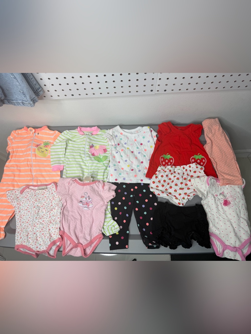 Mixed Girls' One-Piece and Outfit Set in Pink, Red, White, Green